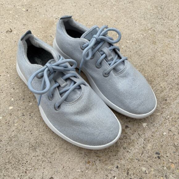 allbirds Wool Runners Mens Size 9 Light Blue Lace-Up Comfort Running Shoes - Picture 1 of 8